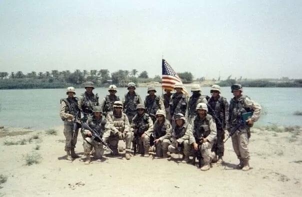 Reenlistment 4 July 2003, Iraq